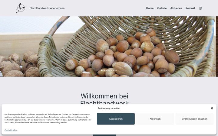Screenshot ta' flechthandwerk-wiedemann.de