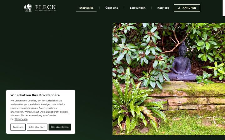 Screenshot ta' fleck-galabau.de
