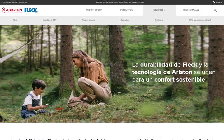 Screenshot of fleck.es