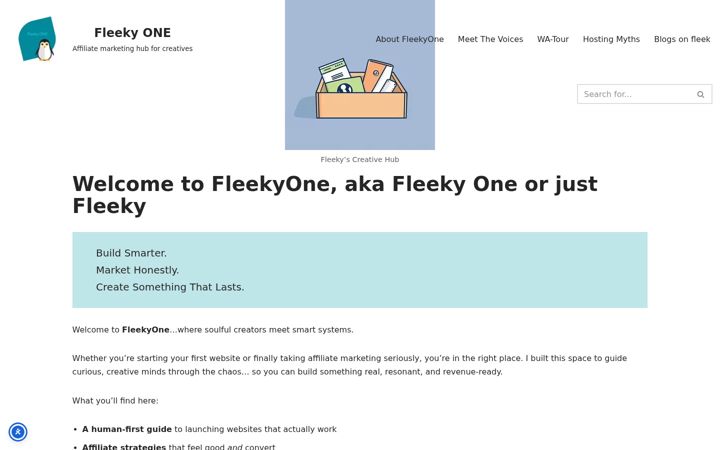 Screenshot of fleekyone.com