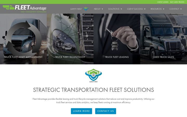 Screenshot of fleetadvantage.com