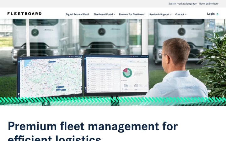 Screenshot of fleetboard.co.uk