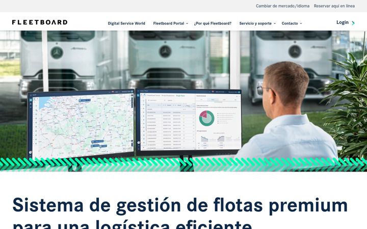Screenshot of fleetboard.es