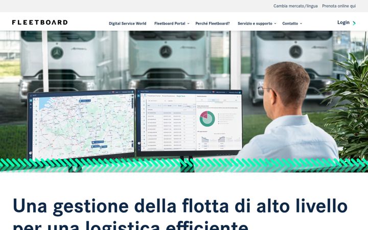 Screenshot of fleetboard.it