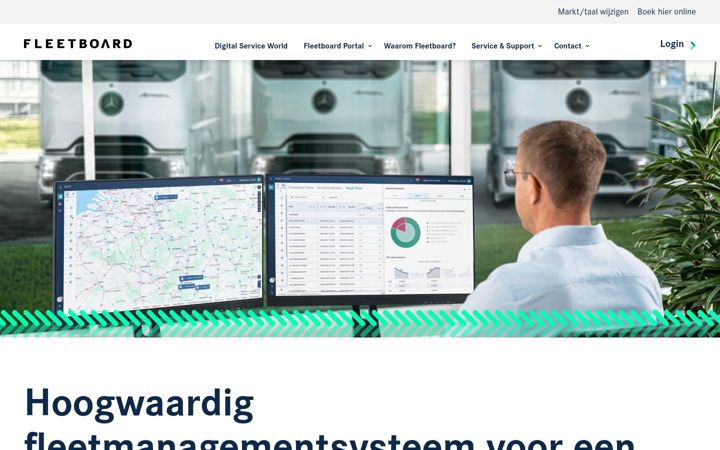 Screenshot of fleetboard.nl