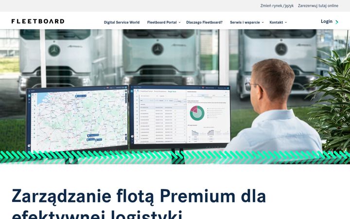 Screenshot of fleetboard.pl