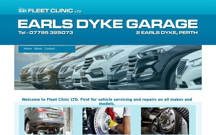 Screenshot of fleetclinic.co.uk