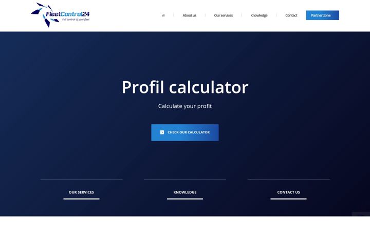 Screenshot of fleetcontrol24.pl
