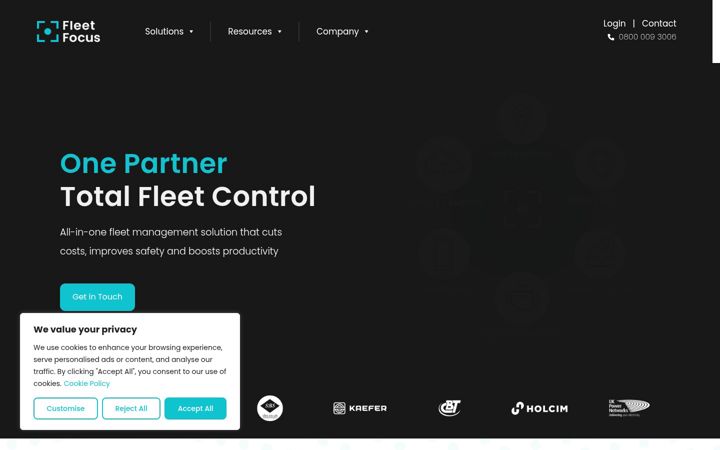 Skærmbillede af fleetfocus.co.uk