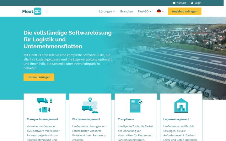 Screenshot of fleetgo.de