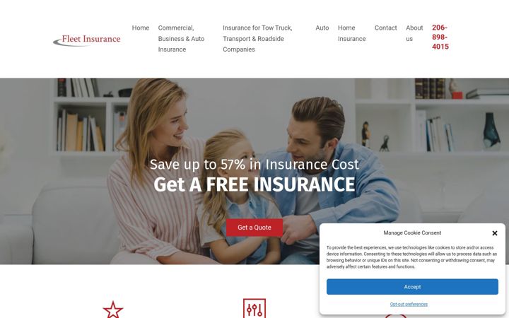 Screenshot of fleethomeauto.com
