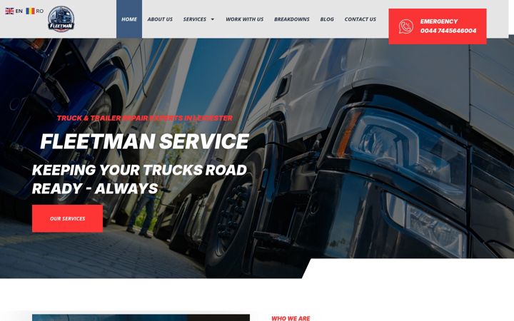 Skærmbillede af fleetmanltd.uk