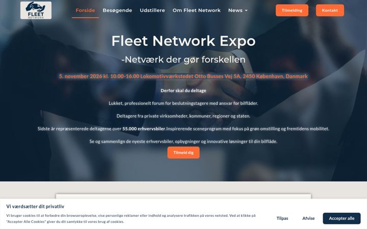 Screenshot of fleetnetwork.dk