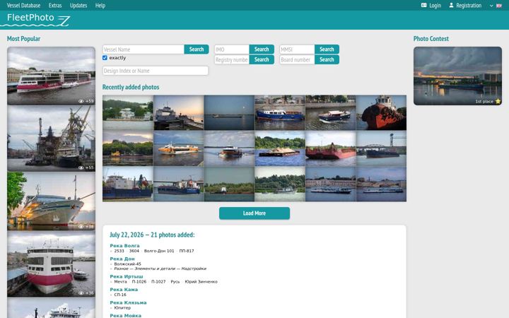 Screenshot of fleetphoto.ru