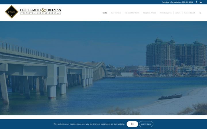 Screenshot of fleetsmithlaw.com