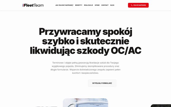 Screenshot of fleetteam.pl