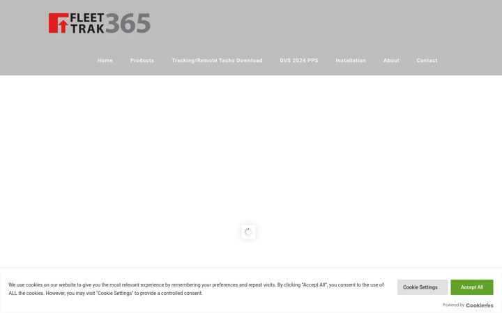 Screenshot of fleettrak365.co.uk