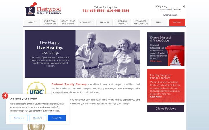 Screenshot of fleetwoodrx.com