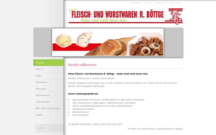 Capture d'écran de fleisch-wurst-boettge.de