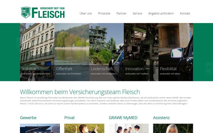Screenshot of fleisch.cc