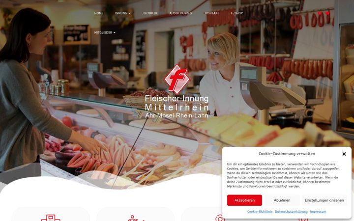 Snímek obrazovky fleischer-innung-mittelrhein.de