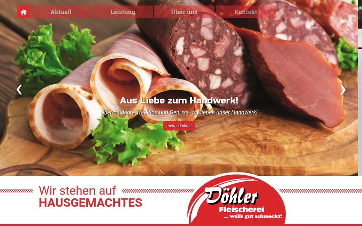 Ekrano kopija fleischerei-doehler.de