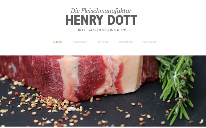 Screenshot of fleischerei-dott.de