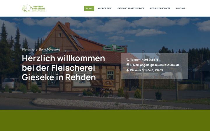 Ekrano kopija fleischerei-gieseke.de