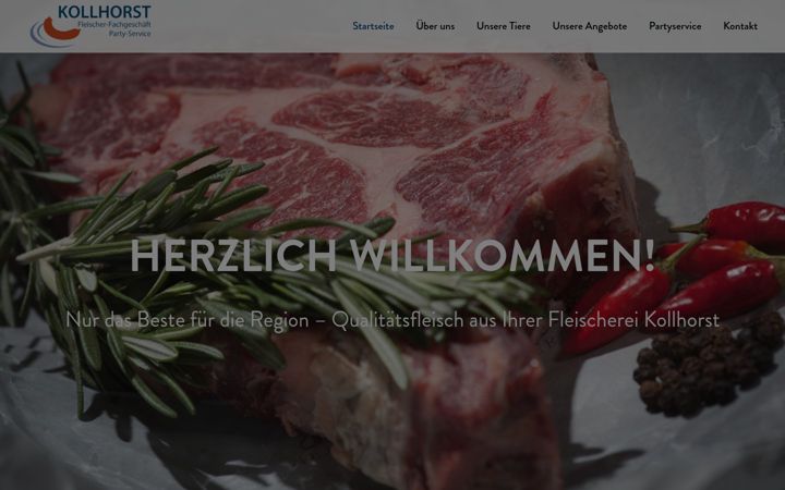 Captura de ecrã de fleischerei-kollhorst.de