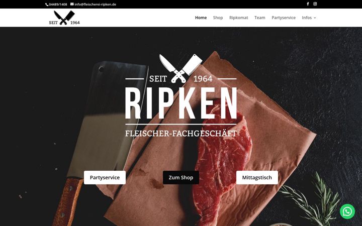 Screenshot of fleischerei-ripken.de
