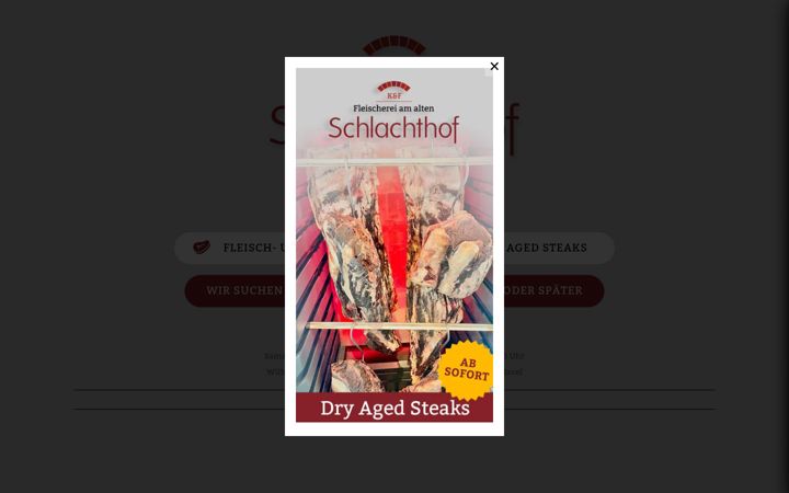 Screenshot of fleischerei-schlachthof.de