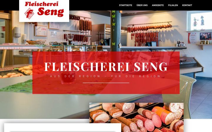 Captura de ecrã de fleischerei-seng.de
