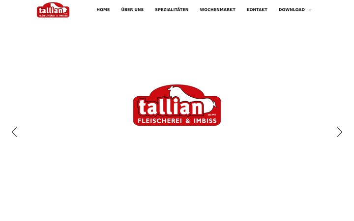 Screenshot of fleischerei-tallian.at