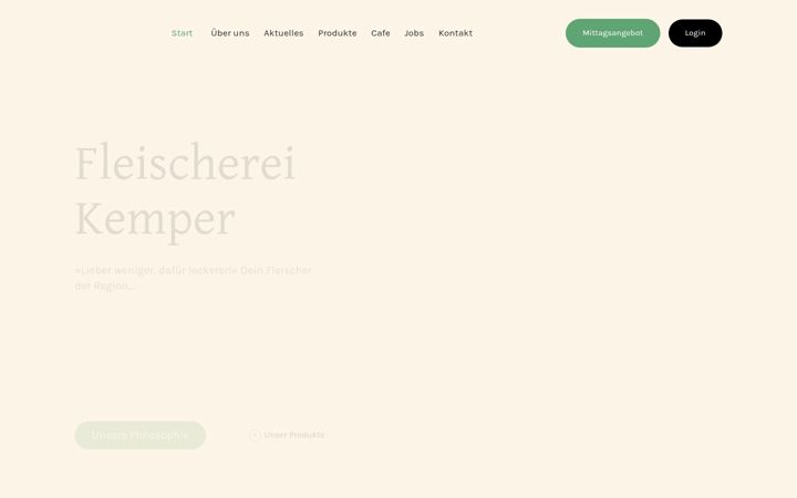 Screenshot of fleischereikemper.de