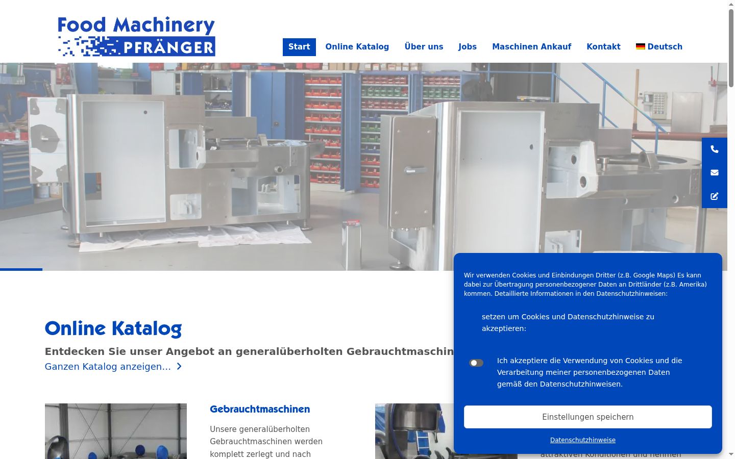 Screenshot van de toestemmingsbanner zoals getoond vóór enige interactie