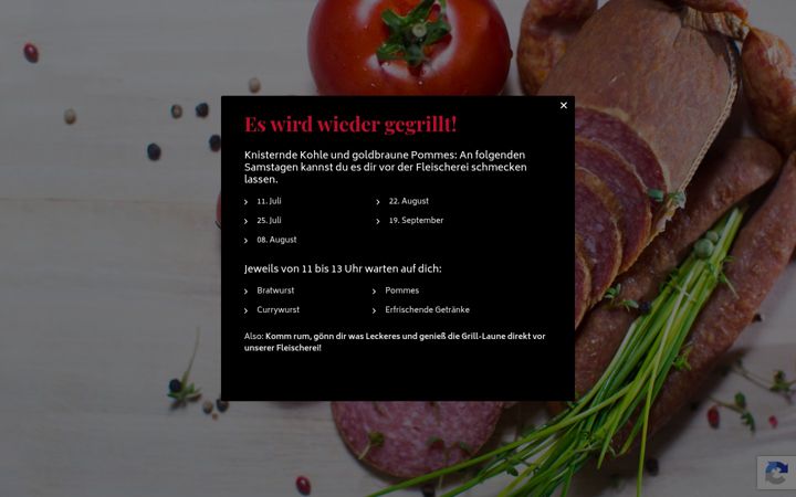 Screenshot of fleischereireinkoester.de