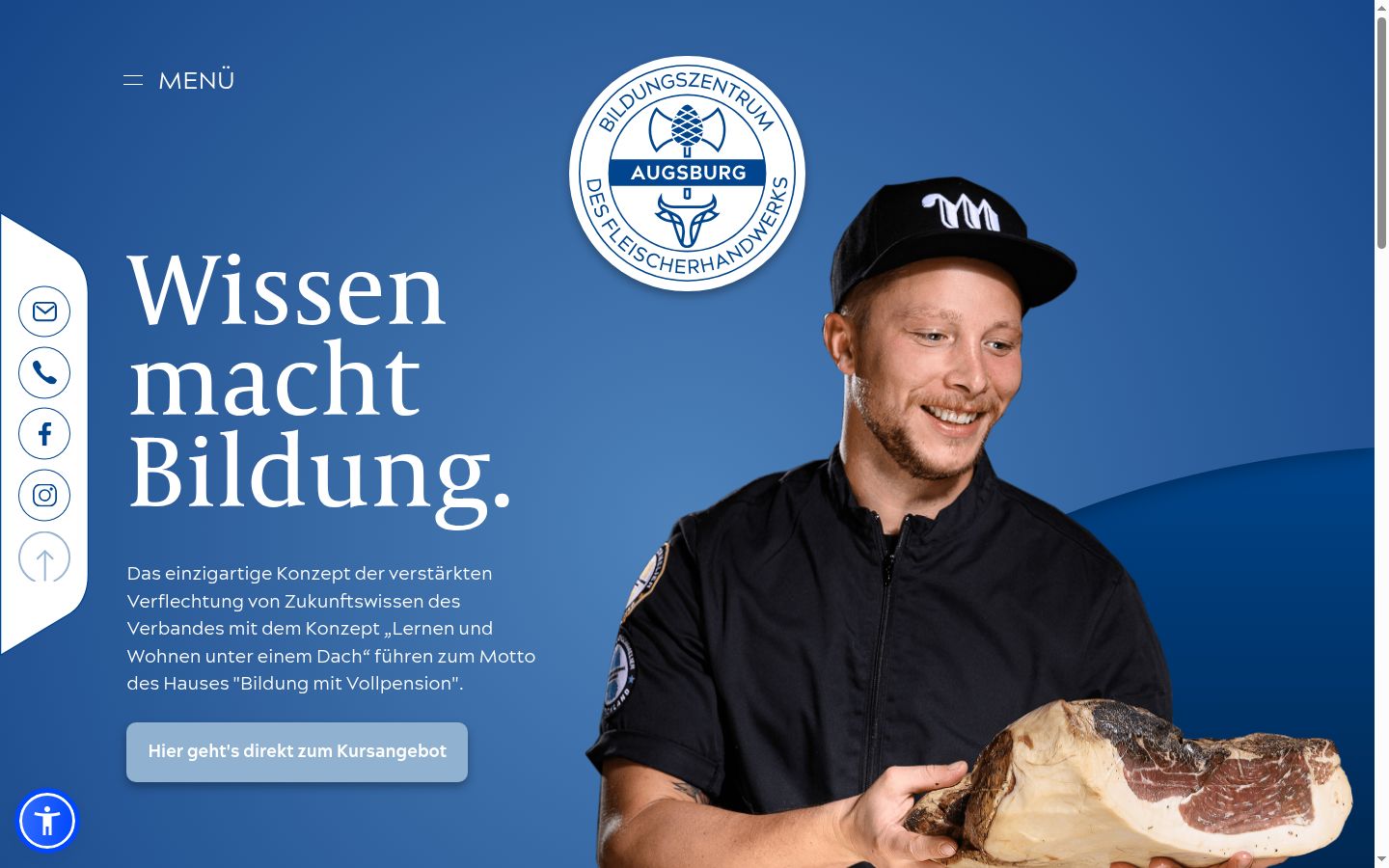 Screenshot des Einwilligungsbanners vor jeglicher Interaktion