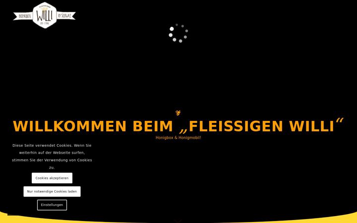 Screenshot of fleissiger-willi.com