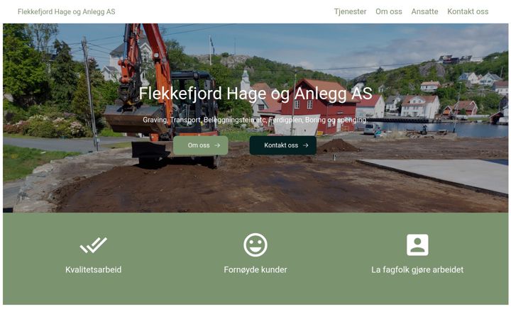 Screenshot of flekkefjordhageoganlegg.no