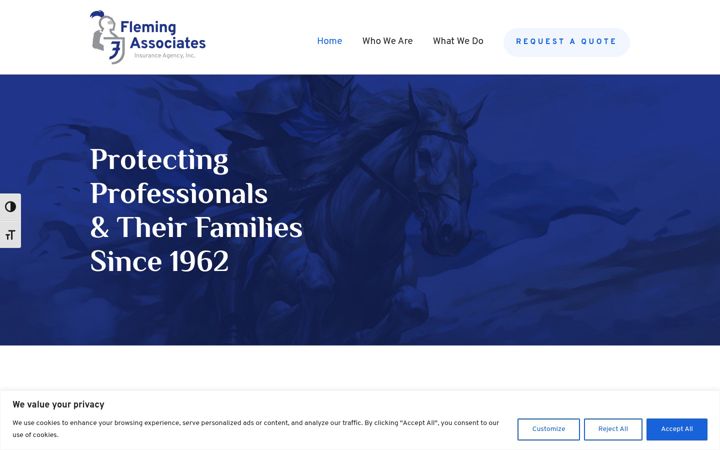 Screenshot of flemingassociates.com