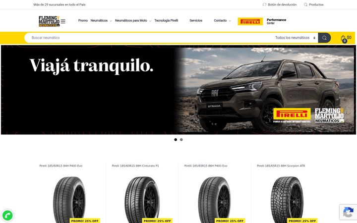 Screenshot of flemingymartolio.com.ar