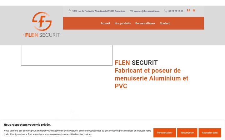 Screenshot of flen-securit.com