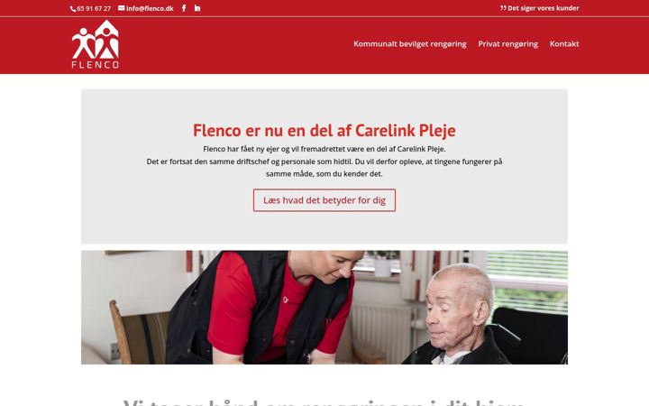 Screenshot of flenco.dk