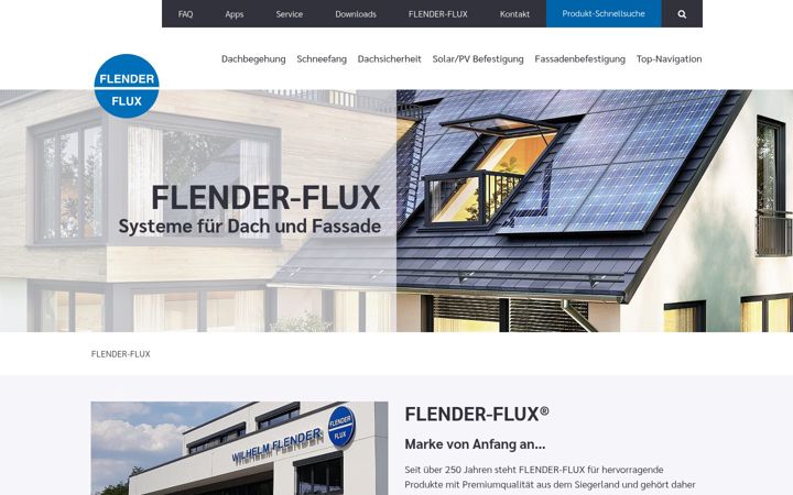 Captura de pantalla de flender-flux.de