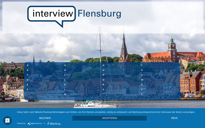 Screenshot of flensburg-interview.de