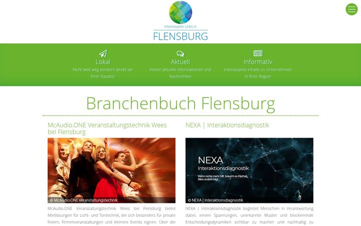 Screenshot of flensburg-links.de
