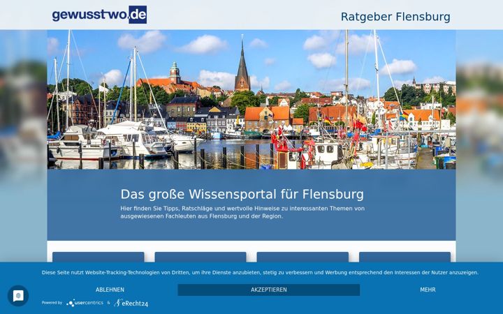 Screenshot of flensburg-ratgeber.de