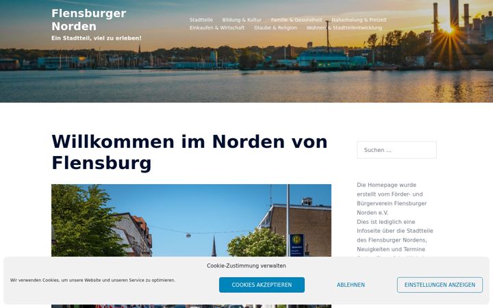 Screenshot of flensburger-norden.de