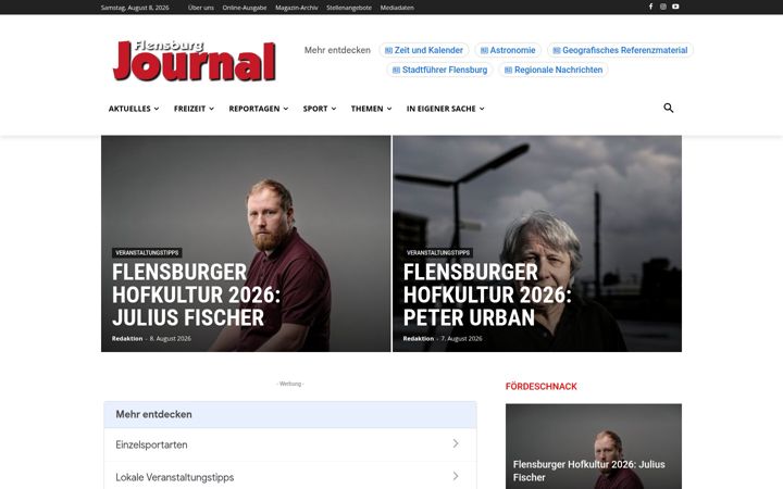 Screenshot di flensburgjournal.de
