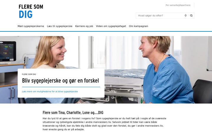 Screenshot of fleresomdig.dk